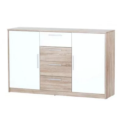 Byvajsnami SK, EMILY 2D4S, dub sonoma/biela