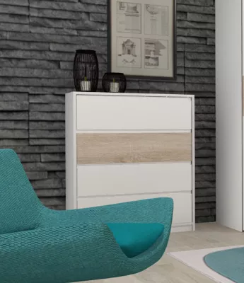 Byvajsnami SK, VIENNA 4S, dub sonoma/biela