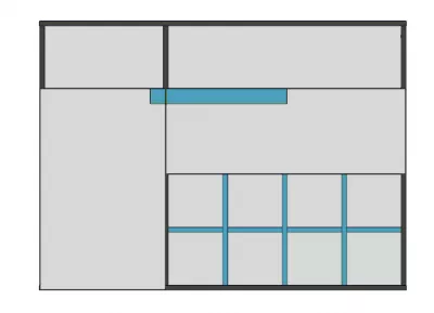 Byvajsnami SK, BOBY komoda 1D1K, modrá
