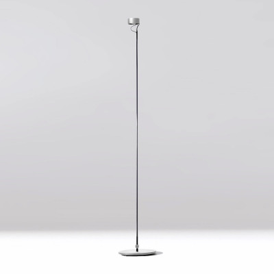 Absolut/ Radius Stojaca LED lampa 930 B flexibilná v striebre