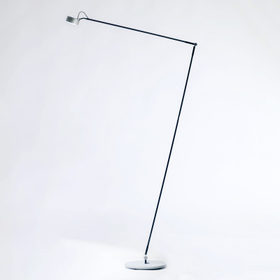 Absolut/ Radius Stojaca LED lampa Basica 930 H s konzolou striebro