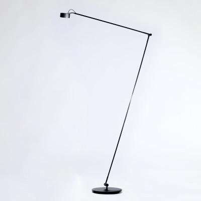 Absolut/ Radius Stojaca LED lampa Basica 930 H s konzolou čierna