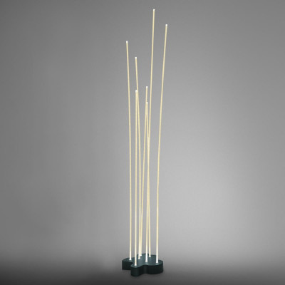 Artemide Dizajnová stojaca lampa Artemide Reeds diódy LED