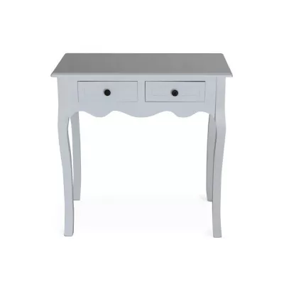 TEMPO KONDELA Wagner 2 toaletný stolík biela