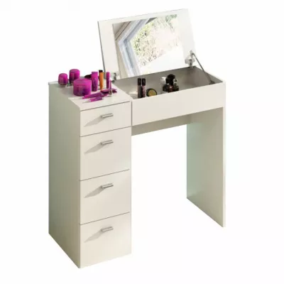 TEMPO KONDELA Belina toaletný stolík biela