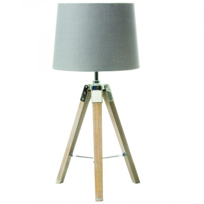 TEMPO KONDELA Jade Typ 2 stolná lampa sivá
