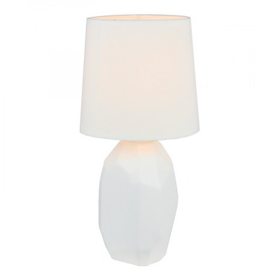 TEMPO KONDELA Qenny Typ 1 stolná lampa biela