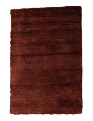 TEMPO KONDELA Luma koberec 80x150 cm bordovohnedá