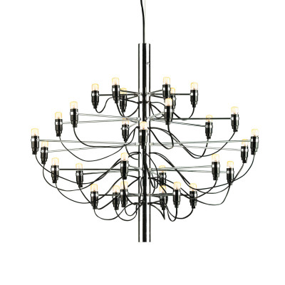 FLOS FLOS 2097 – visiaci luster 50-plameňový chróm