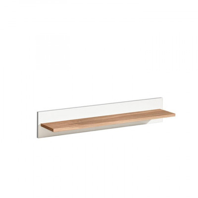 TEMPO KONDELA Knox E10 polica biela / orech select