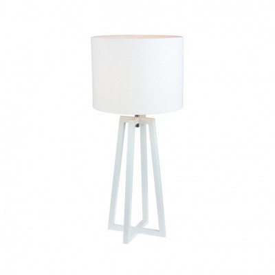 TEMPO KONDELA Qenny Typ 14 stolná lampa biela
