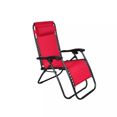 NABBI Adelanto záhradné lehátko červená