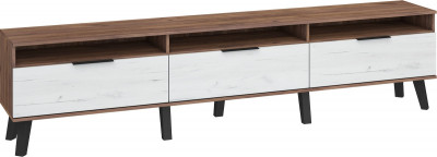 MEBLOCROSS Sven SVN-12 tv stolík craft tobaco / craft biely