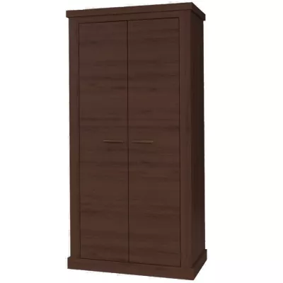 TEMPO KONDELA Hilard AR1 dvojdverová šatníková skriňa dub stirling