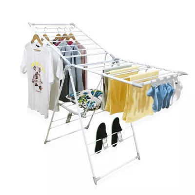 TEMPO KONDELA Elfy sušiak na bielizeň biela / sivá