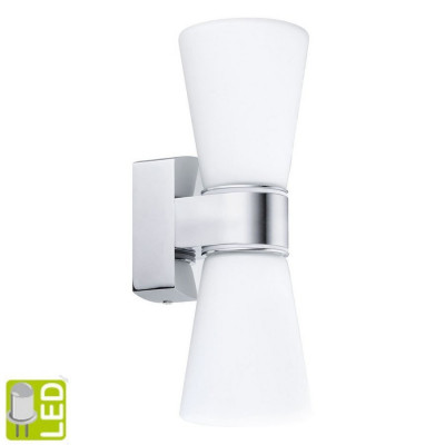 SAPHO - CAILIN nástěnné svítidlo G9-LED,2x2,5W, 230V, IP44, chrom (94989)