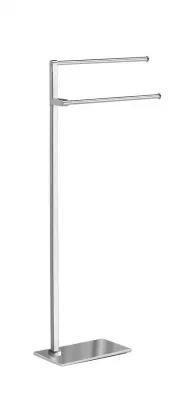 Gedy - Stojan s držákem ručníků, hranatý, chrom (783113)
