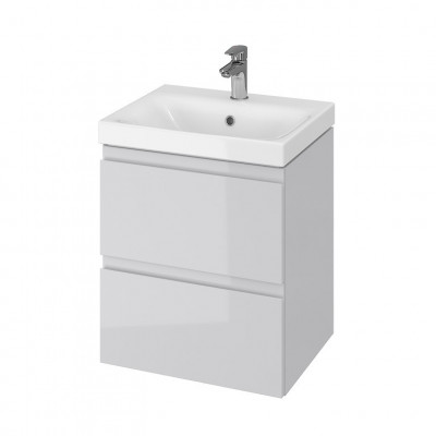 CERSANIT CERSANIT - SET 972 MODUO 50 ŠEDÁ DSM (SKŘÍŃKA + UMYVADLO) (S801-219-DSM)