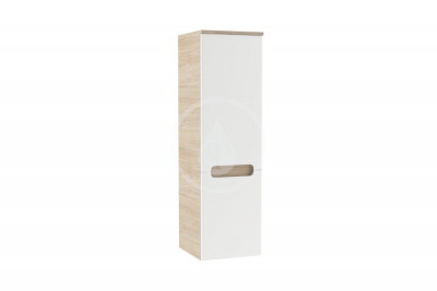 RAVAK - Classic Skříňka závěsná SB-350 L, 350x370x1200 mm, levá, cappuccino/bílá (X000000956)