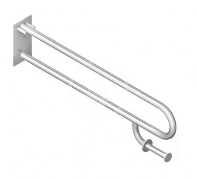 JIKA - Universum Madlo sklopné s držákem toaletního papíru 834 mm, nerez (H3897160030001)