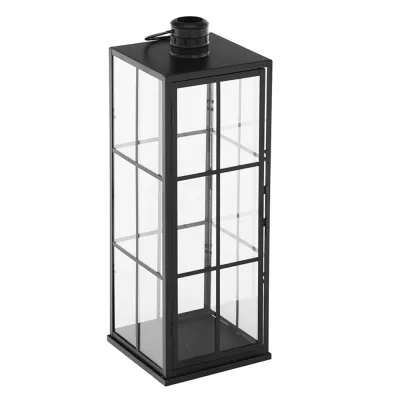 Lampáš-svietnik, čierna, ELIJAR TYP 3