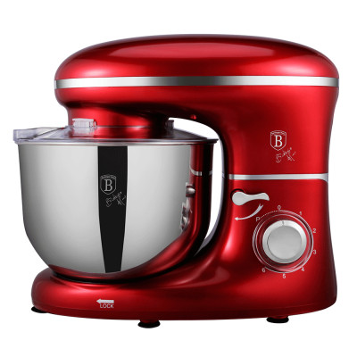 Kuchynský robot, 1300 W, 6 l, metalická červená Burgundy, BERLINGERHAUS BH-9193