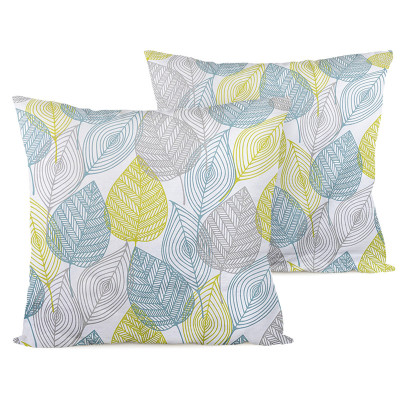 4home Obliečka na vankúšik Nordic leaves