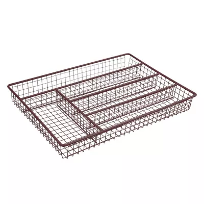 Orion Príborník drôtený 36 x 26,5 x 5 cm, hnedá