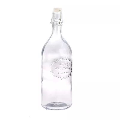 Sklenená fľaša s uzáverom 1 l