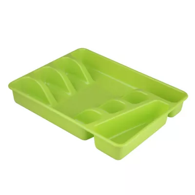 Altom Plastový príborník 34 x 26 x 4,5 cm, zelená