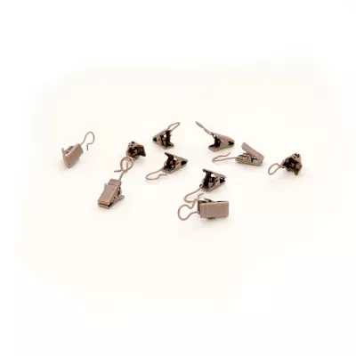 SP TREND Háčiky so žabičkou kovové, 10 ks, bronzové