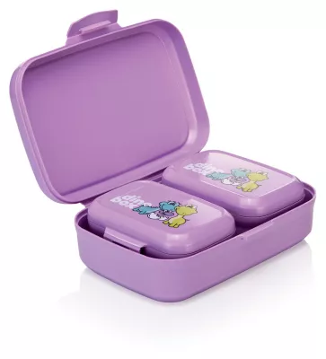 Tescoma Zdravé dózy na desiatu 3 ks fialová