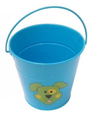 Vedro detské kovové 1,2l MODRÉ
