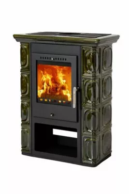 Krbové kachle BORGHOLM, 7 kW, zelené