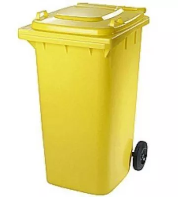 Popolnica 240 l, žltá