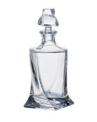 Fľaša na whisky krištáľové sklo 770 ml QUADRO BOHEMIA
