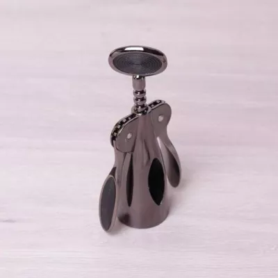 Vývrtka krídlová na víno nerez