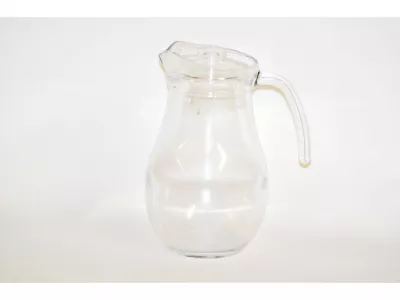 Krčah sklo s plast. viečkom 1L