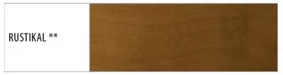 Drewmax Jednolôžková posteľ - masív LK183 | 100 cm buk Morenie: Rustikal