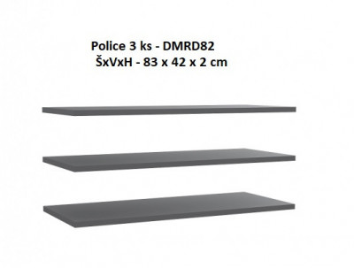 Forte Spálňa Starlet White Prevedenie: Police 3ks - DMRD82