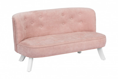 ArtSB Pohovka Royal Velvet - Dusty Pink Prevedenie: Pohovka s bielymi 17 cm nohami