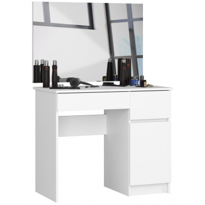 ArtAko Toaletný stolík so zrkadlom Clips P-2 90x60 biela