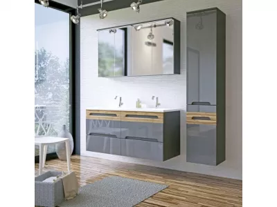 ArtCom Kúpeľňový komplet GALAXY SIVÁ