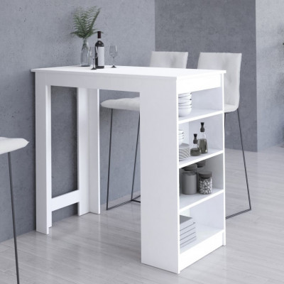ArtAko Barový stolík Clips 115 cm biela