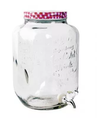 TORO Sklenený džbán s kohútikom TORO 7,8l