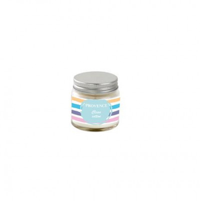 Provence Vonná sviečka v skle PROVENCE 80g clean cotton