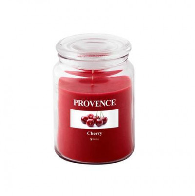Provence Vonná sviečka v skle PROVENCE 510g, čerešňa