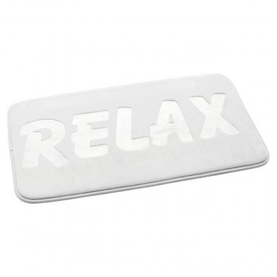 Rohožka Do kúpeľne Relax, 50/80cm, Biela