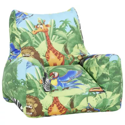 Detské kreslo Farebné kids-Jungle