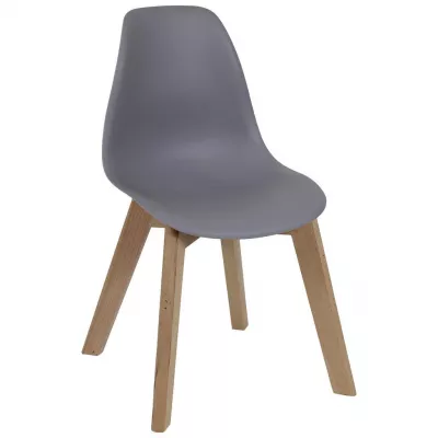 Detská stolička steve sivá